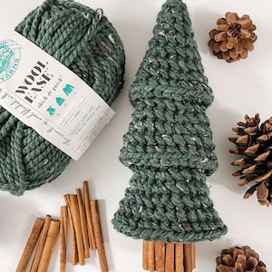 CROCHET PATTERN & VIDEO/ Rustic Farmhouse Tiered Trees Crochet Pattern ...