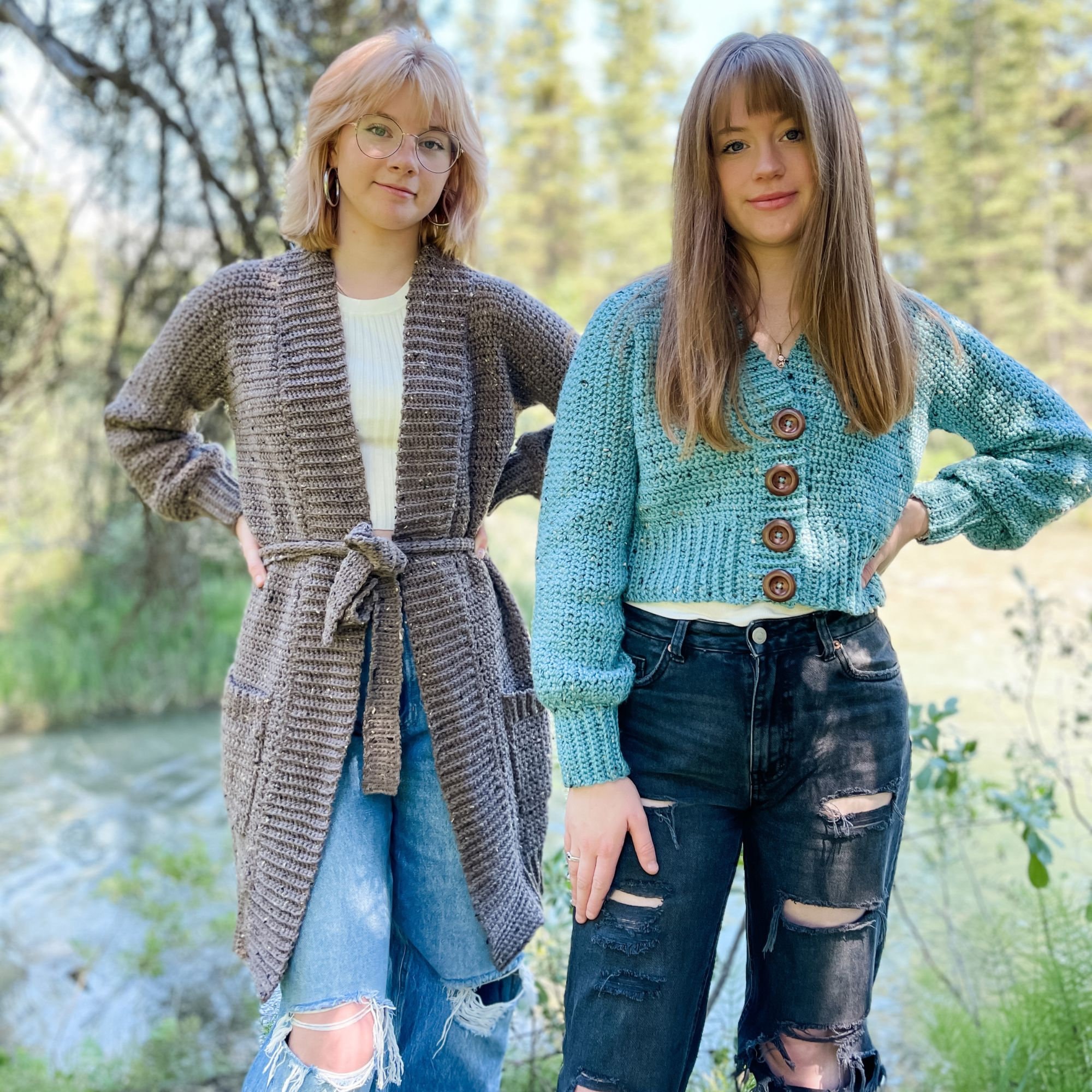 Cardigan With Belt - Etsy