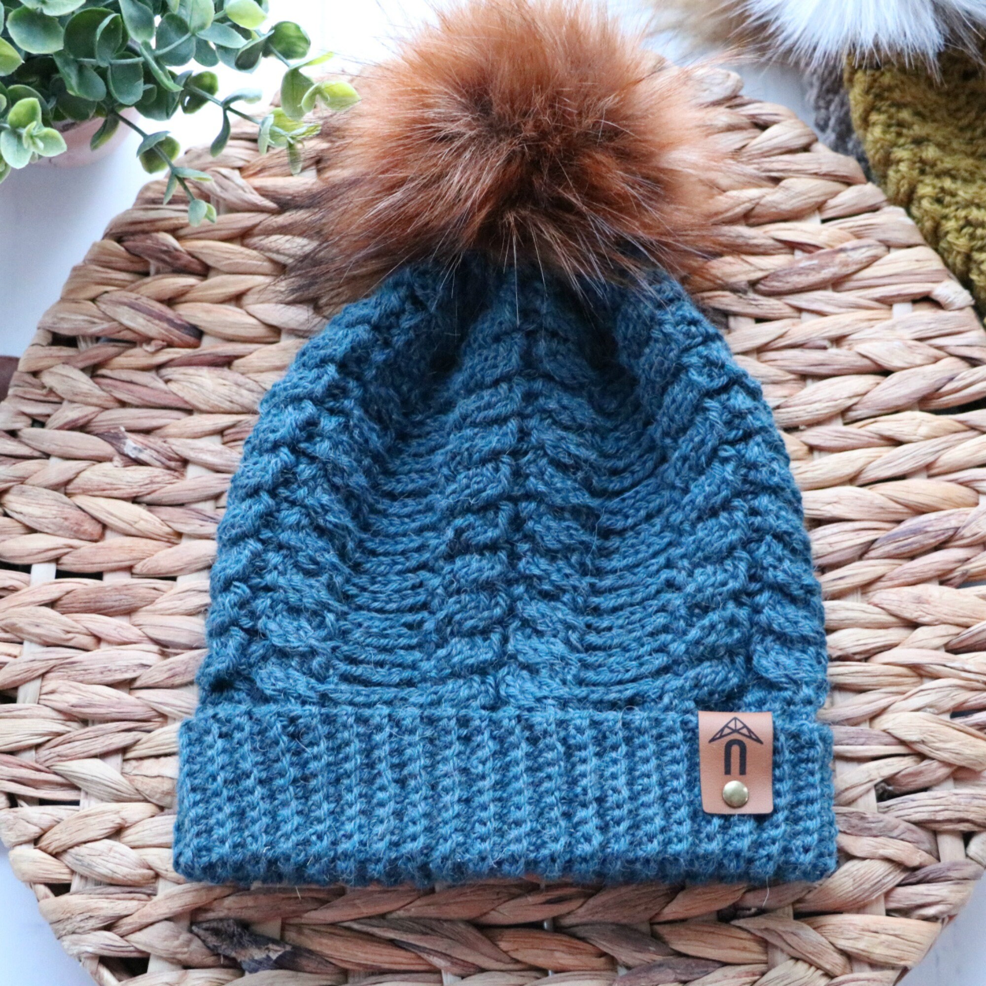 Stringed Toque CROCHET PATTERN Braided Fishtail Toque / Pdf Digital Download / Cabled ...