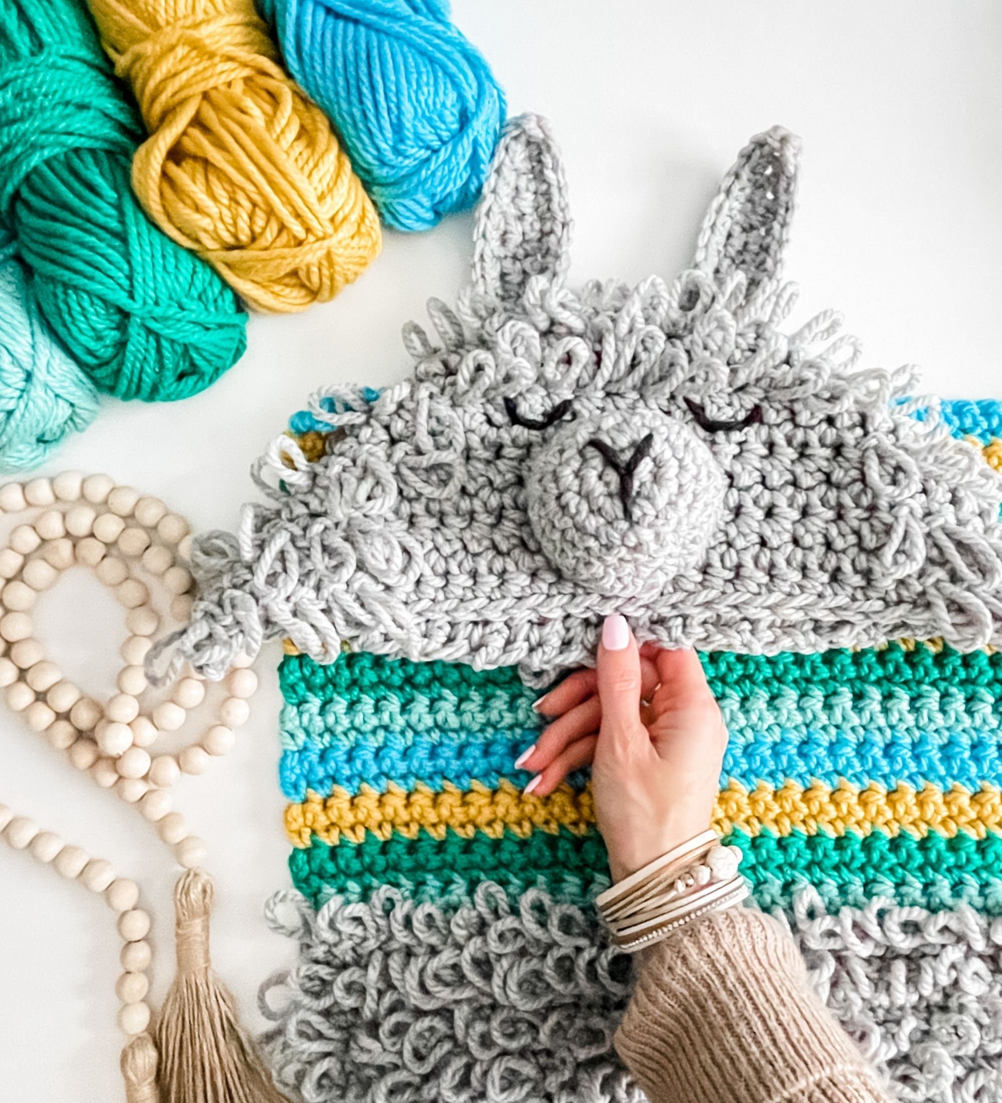 CROCHET PATTERN Alpaca My Llama Blanket Etsy Australia