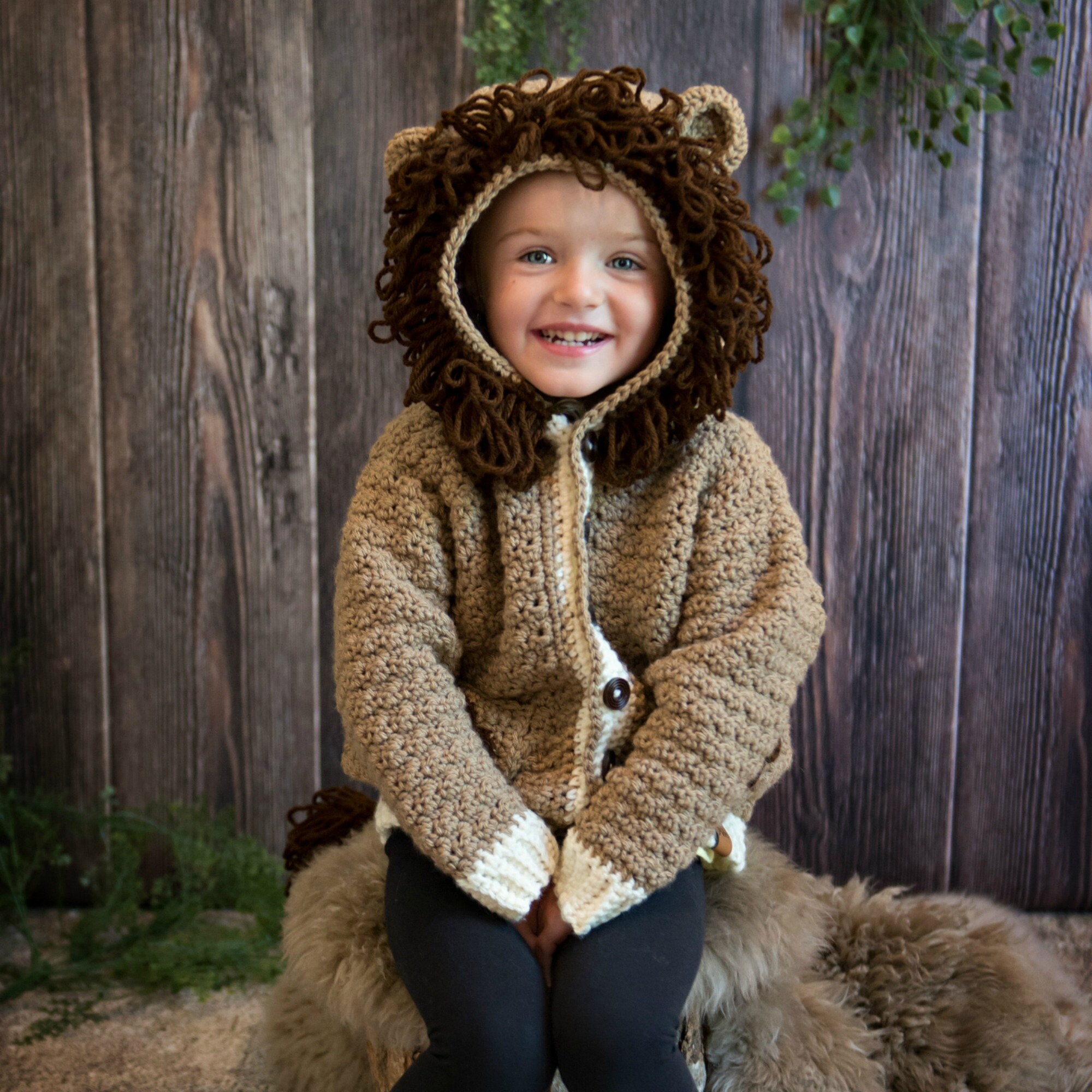 Lion cheap hoodie toddler