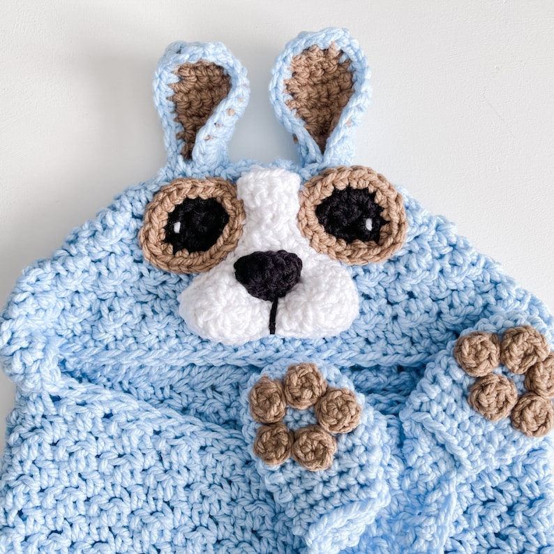 CROCHET PATTERN / Hooded Dog Blanket image 4