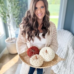 CROCHET PATTERN/ Fall For Granny Pumpkins, Crochet Pumpkin Pattern, Easy Crochet Pumpkins, Granny Stitch Crochet Pumpkins image 4
