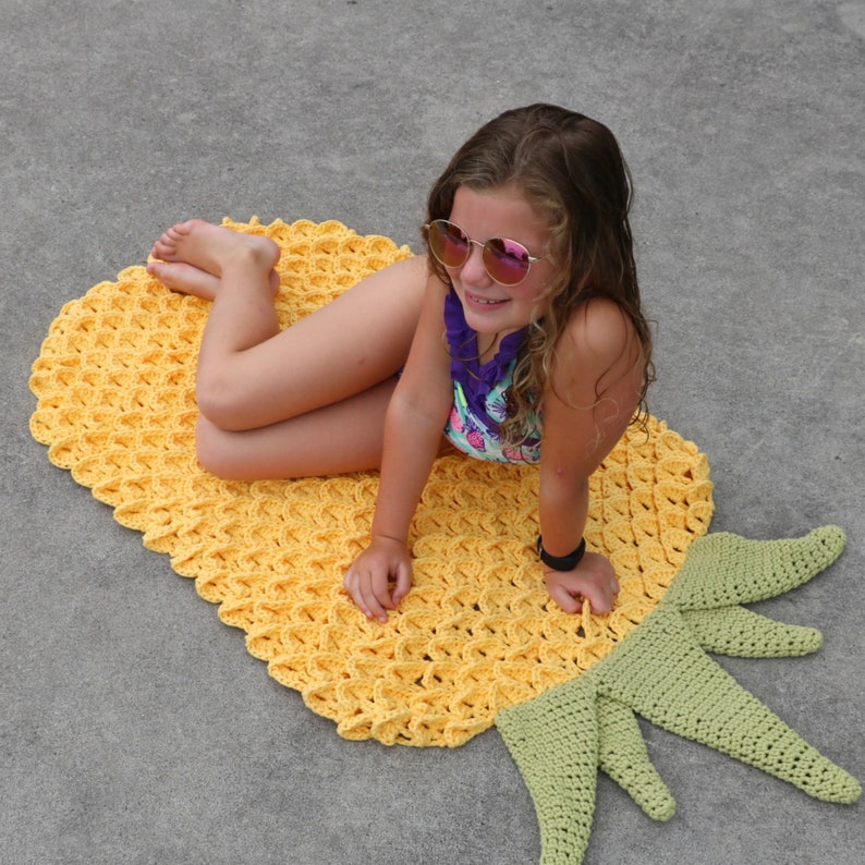 CROCHET PATTERN Pineapple Blanket Cocoon / crochet pineapple / pineapple rug / pineapple cocoon / pineapple blanket / pineapple sleeping bag image 2