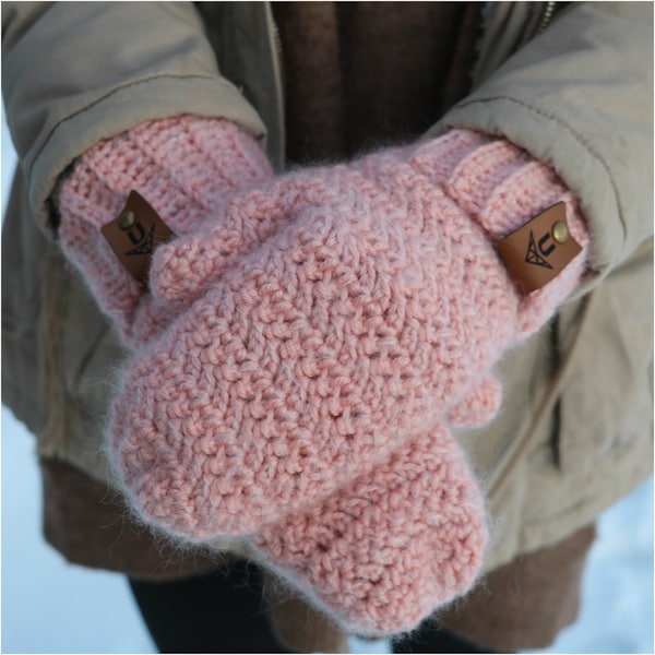 CROCHET PATTERN Winter Bliss Mittens / PDF digital download / crochet pattern / winter mittens