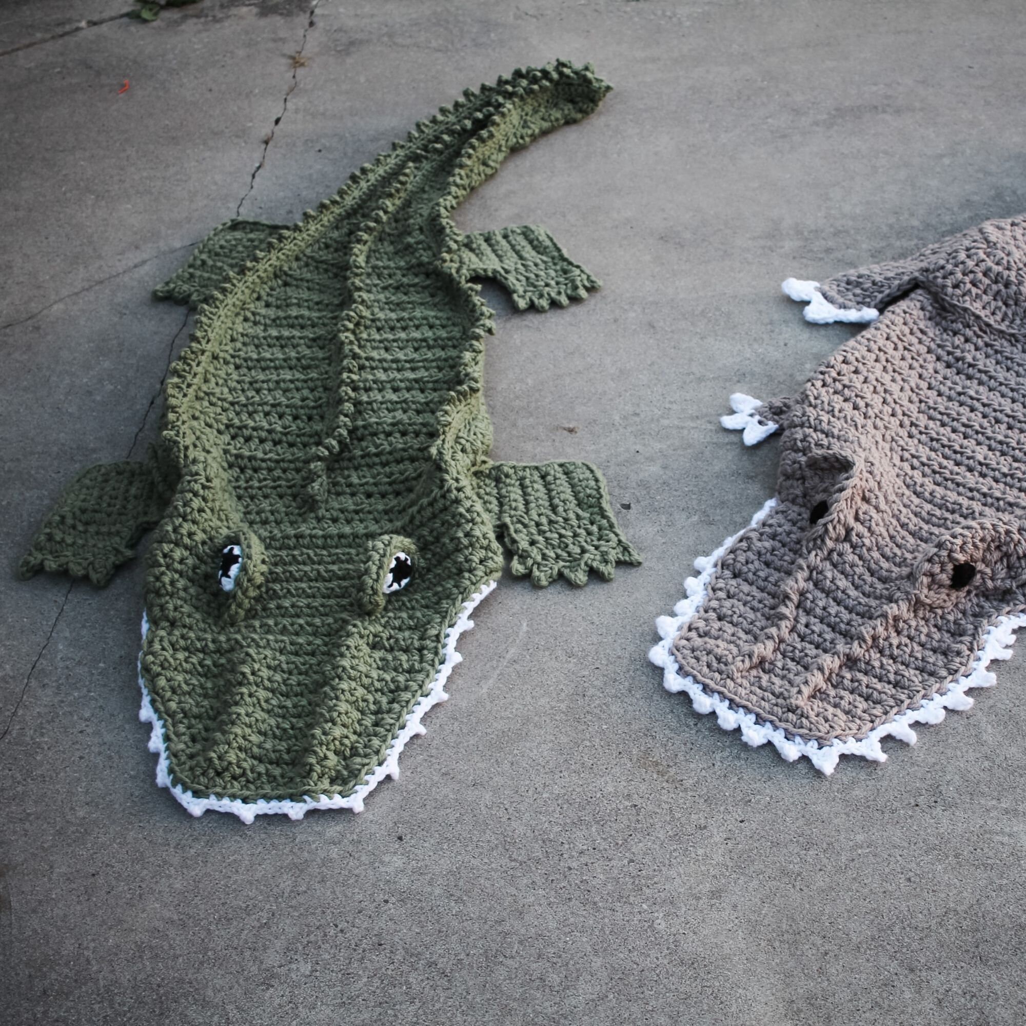 CROCHET PATTERN Alligator Blanket Alligator Costume Pattern Etsy