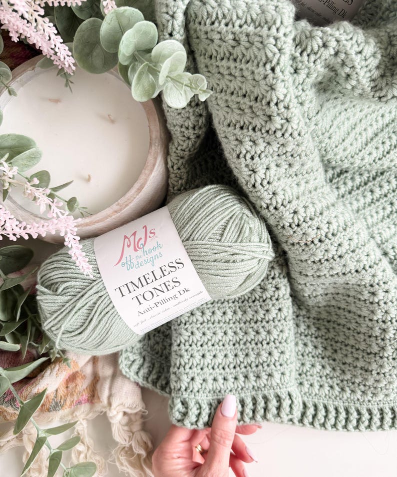 CROCHET PATTERN & VIDEO/ Timeless Star Stitch Blanket, Crochet Blanket Pattern, Textured Blanket, 3 sizes, Pdf pattern, Home Decor imagen 3