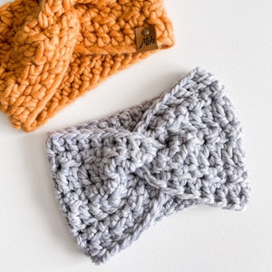 CROCHET PATTERN/ Glacier Twist Headband image 3