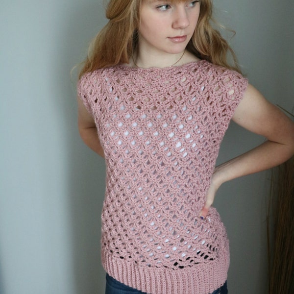 Crochet Lace Top - Etsy