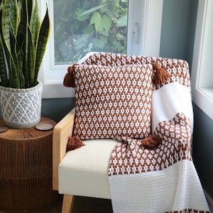 CROCHET PATTERN / Desert Dunes Mosaic Pillow image 2