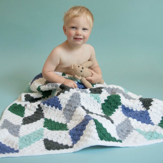 Herringbone baby blanket hotsell