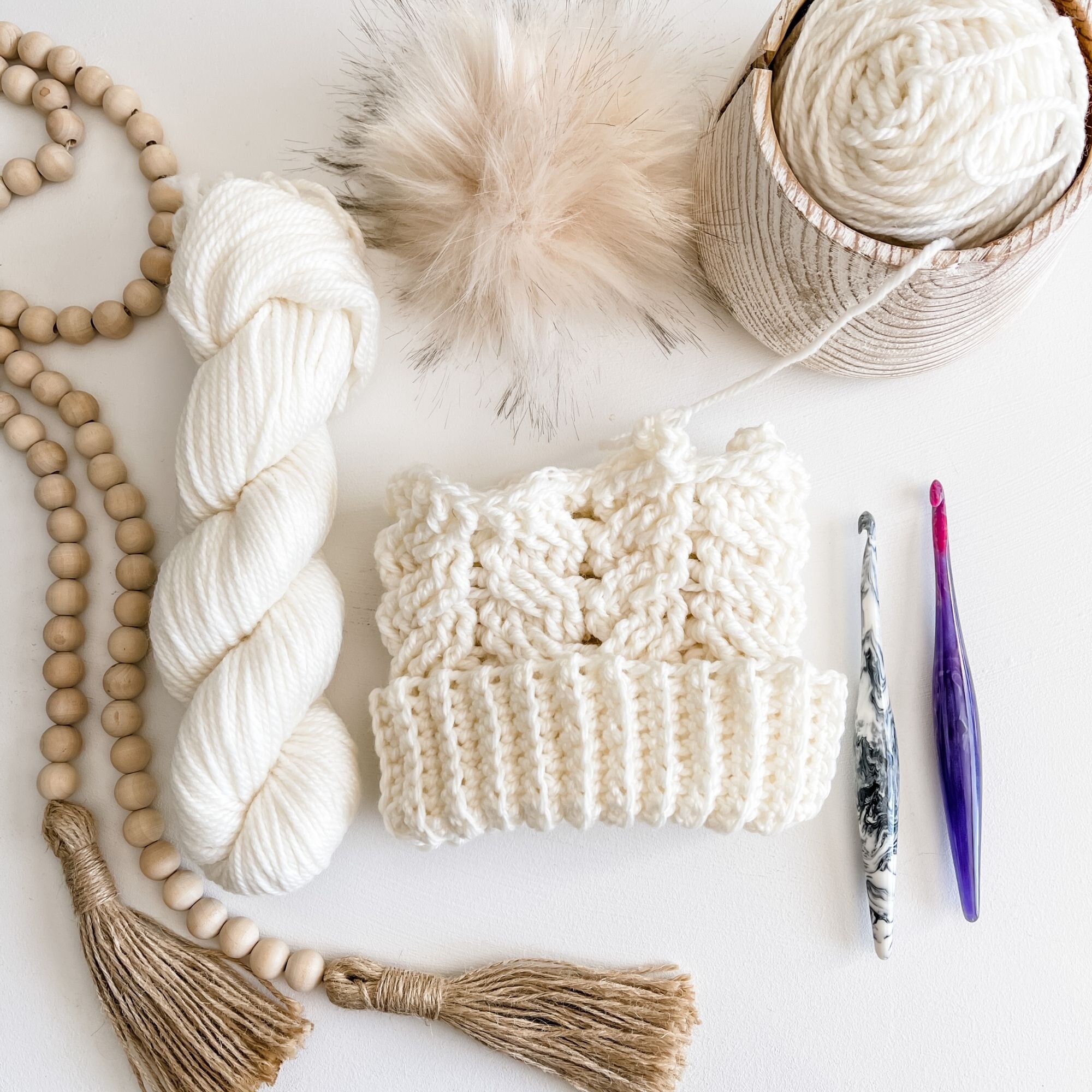 CROCHET PATTERN / Alpine Cabled Toque & Cowl - Etsy Canada