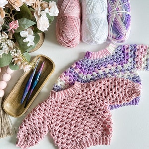 CROCHET PATTERN EBOOK / Granny Pop Garment Collection Ebook 6 crochet sweater patterns image 6