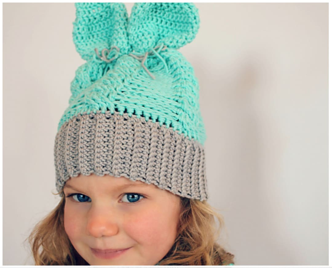 CROCHET PATTERN Bunny Hat Bunny Hat Bunny Hat Pattern Some Bunny Luv's