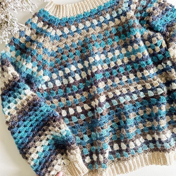 Crochet granny sweater hotsell