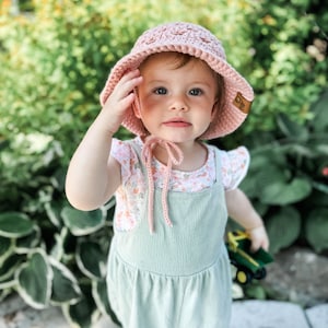 CROCHET PATTERN/ Wallflower Granny Stitch Hat, Crochet Bucket Hat Pattern, Crochet Summer Hat Pattern 画像 9