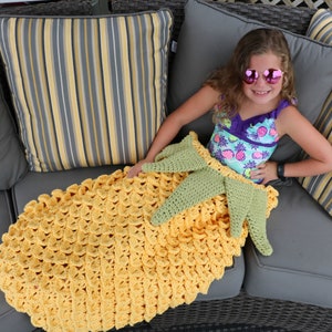 CROCHET PATTERN Pineapple Blanket Cocoon / crochet pineapple / pineapple rug / pineapple cocoon / pineapple blanket / pineapple sleeping bag image 4