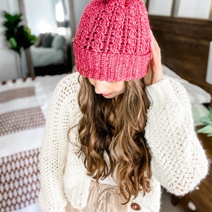 CROCHET PATTERN / Kindred Spirit Cabled Hat image 2