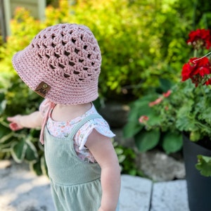 CROCHET PATTERN/ Wallflower Granny Stitch Hat, Crochet Bucket Hat Pattern, Crochet Summer Hat Pattern 画像 6