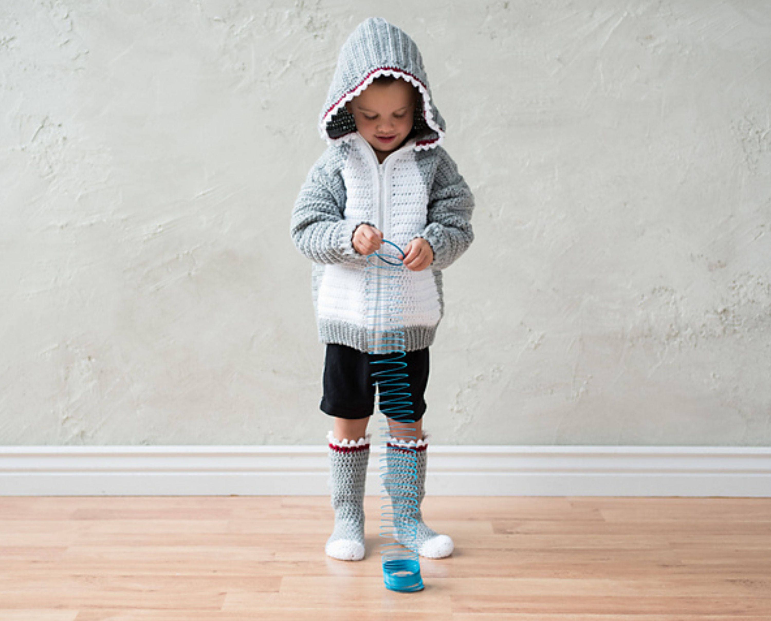 CROCHET PATTERN for Shark Hoodie and 