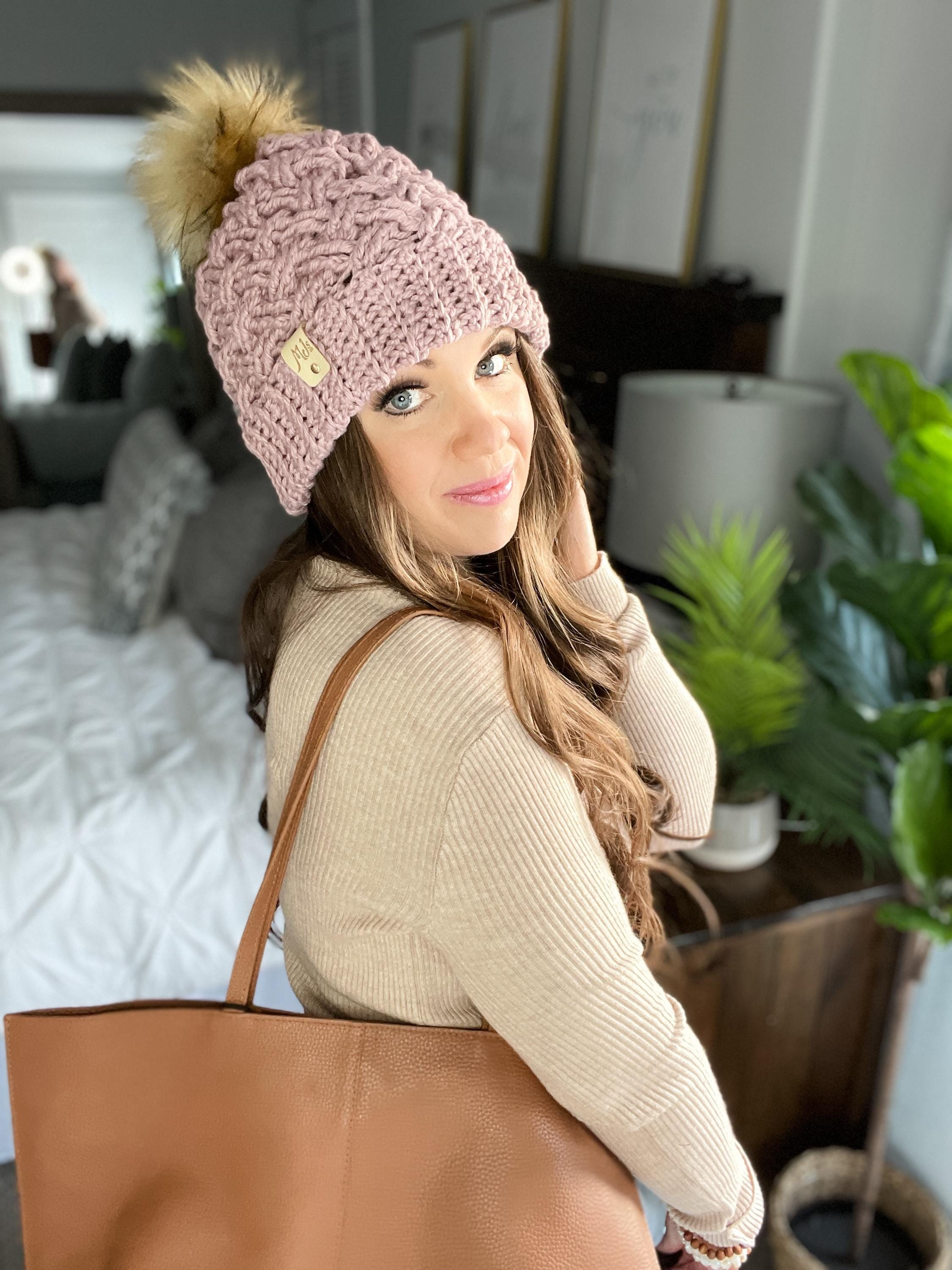 Crochet Celtic Weave Handmade beanie hat Left-Handed Celtic Weave Crochet Hat Tutorial - YouTube main image 2