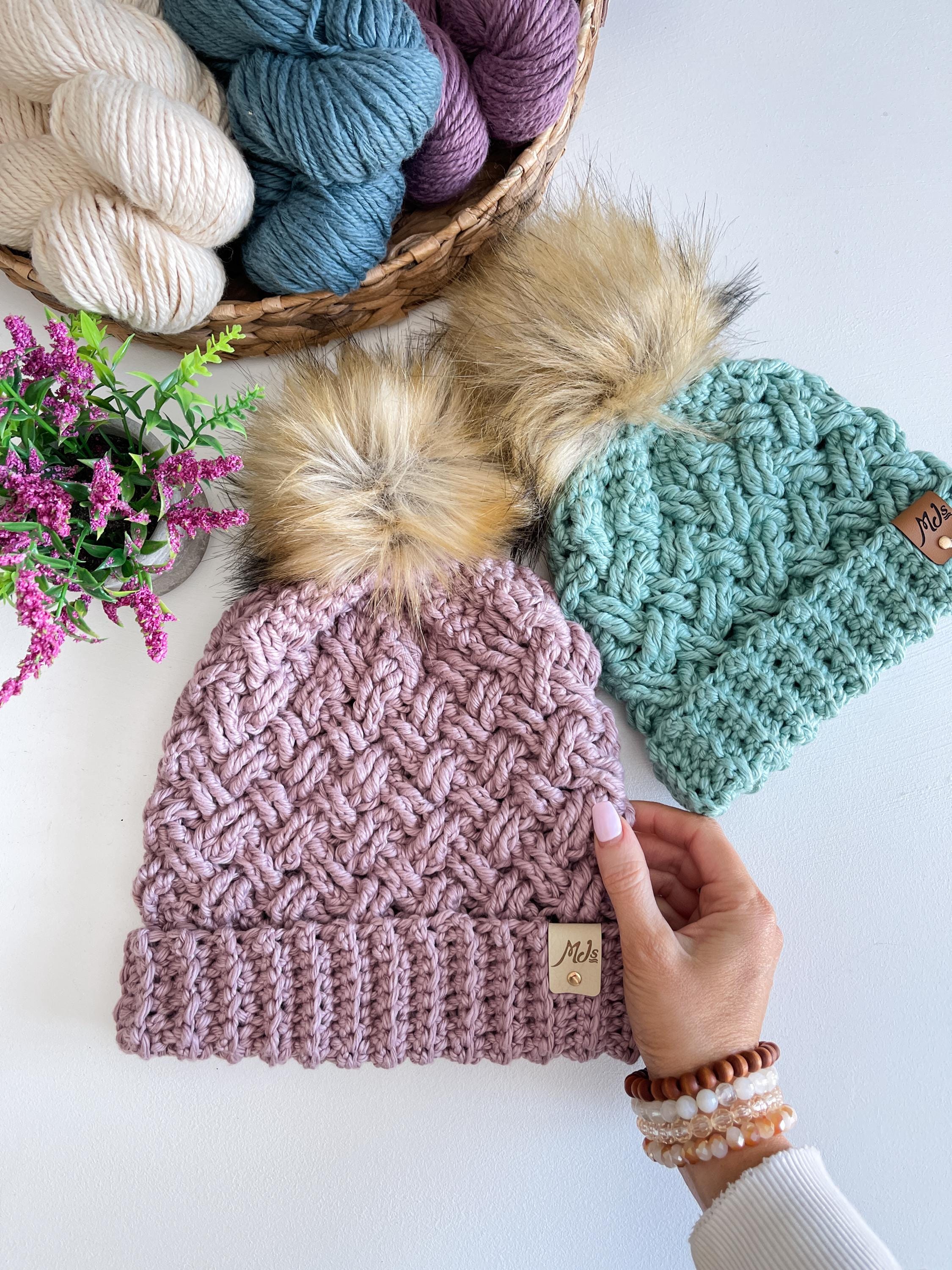 CROCHET PATTERN / Bulky Celtic Weave Beanie