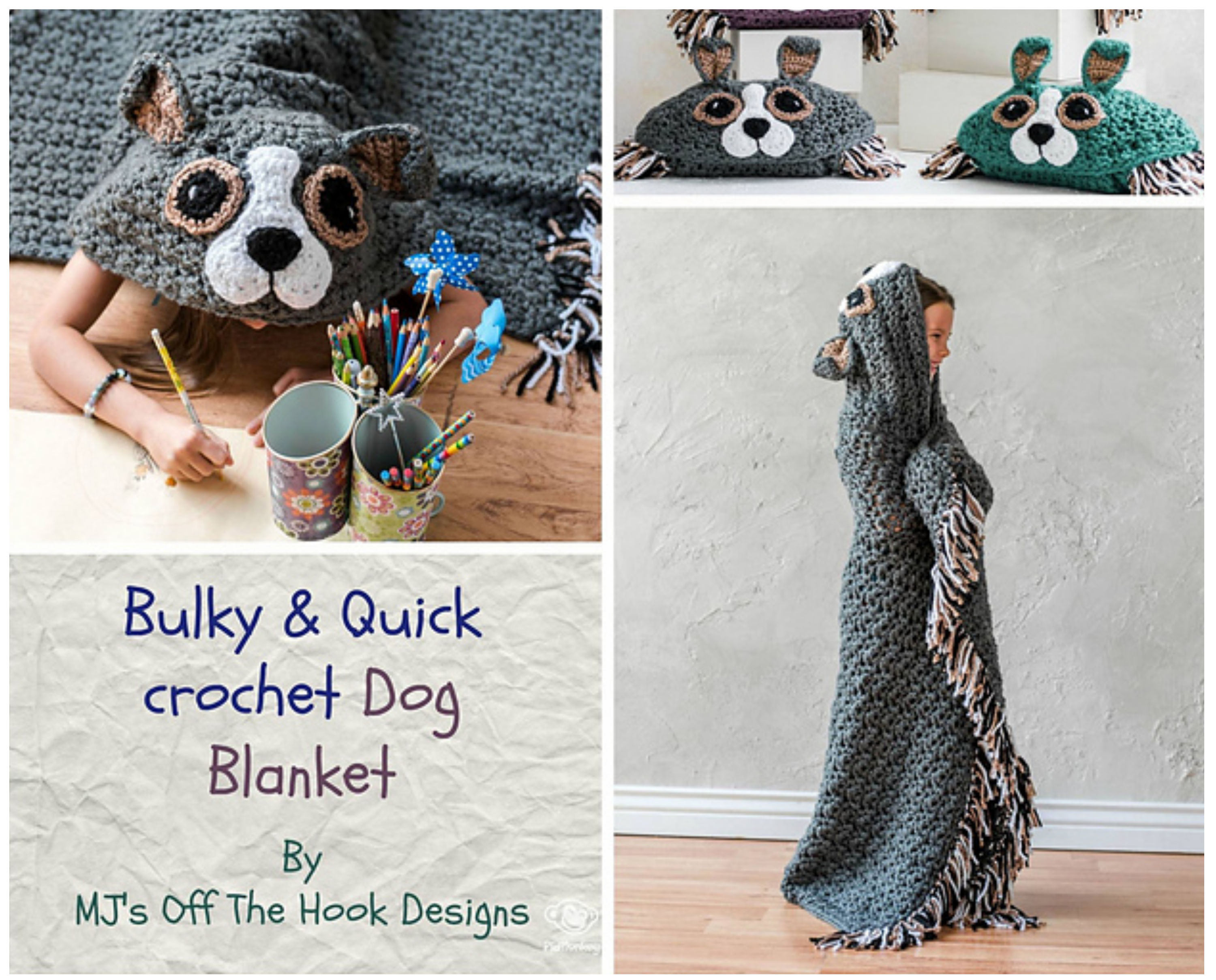 CROCHET PATTERN Dog Blanket Children's Dog Blanket Etsy Canada