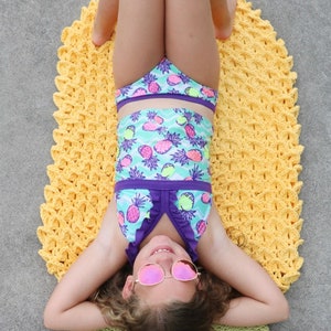 CROCHET PATTERN Pineapple Blanket Cocoon / crochet pineapple / pineapple rug / pineapple cocoon / pineapple blanket / pineapple sleeping bag image 10