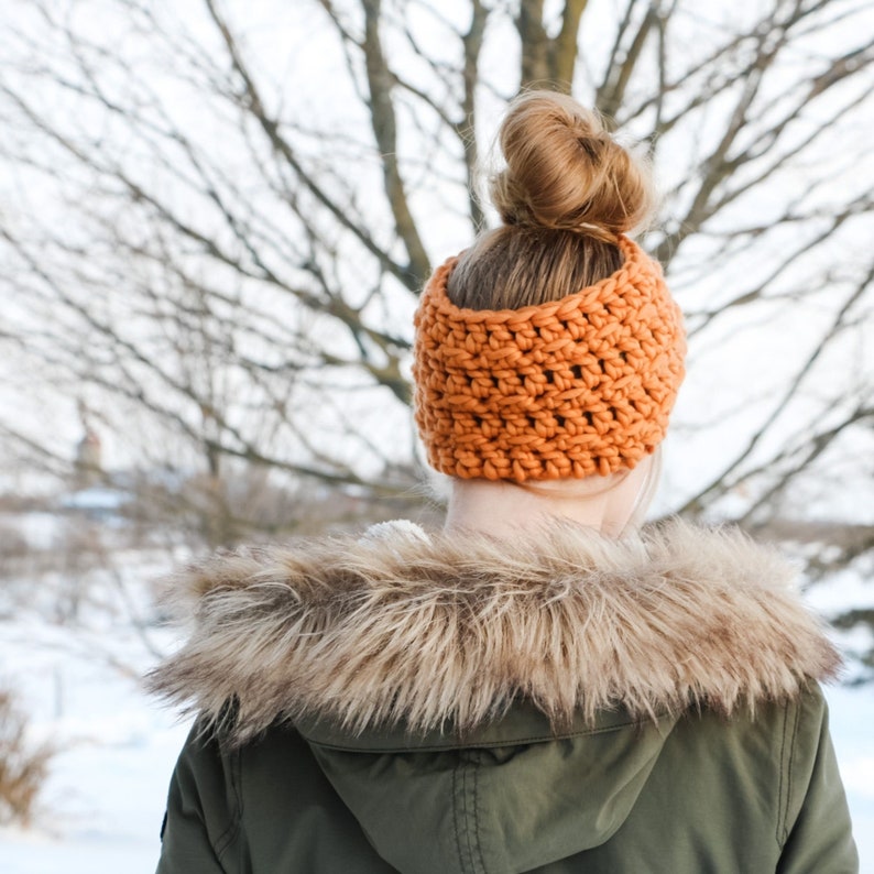 CROCHET PATTERN/ Glacier Twist Headband image 10