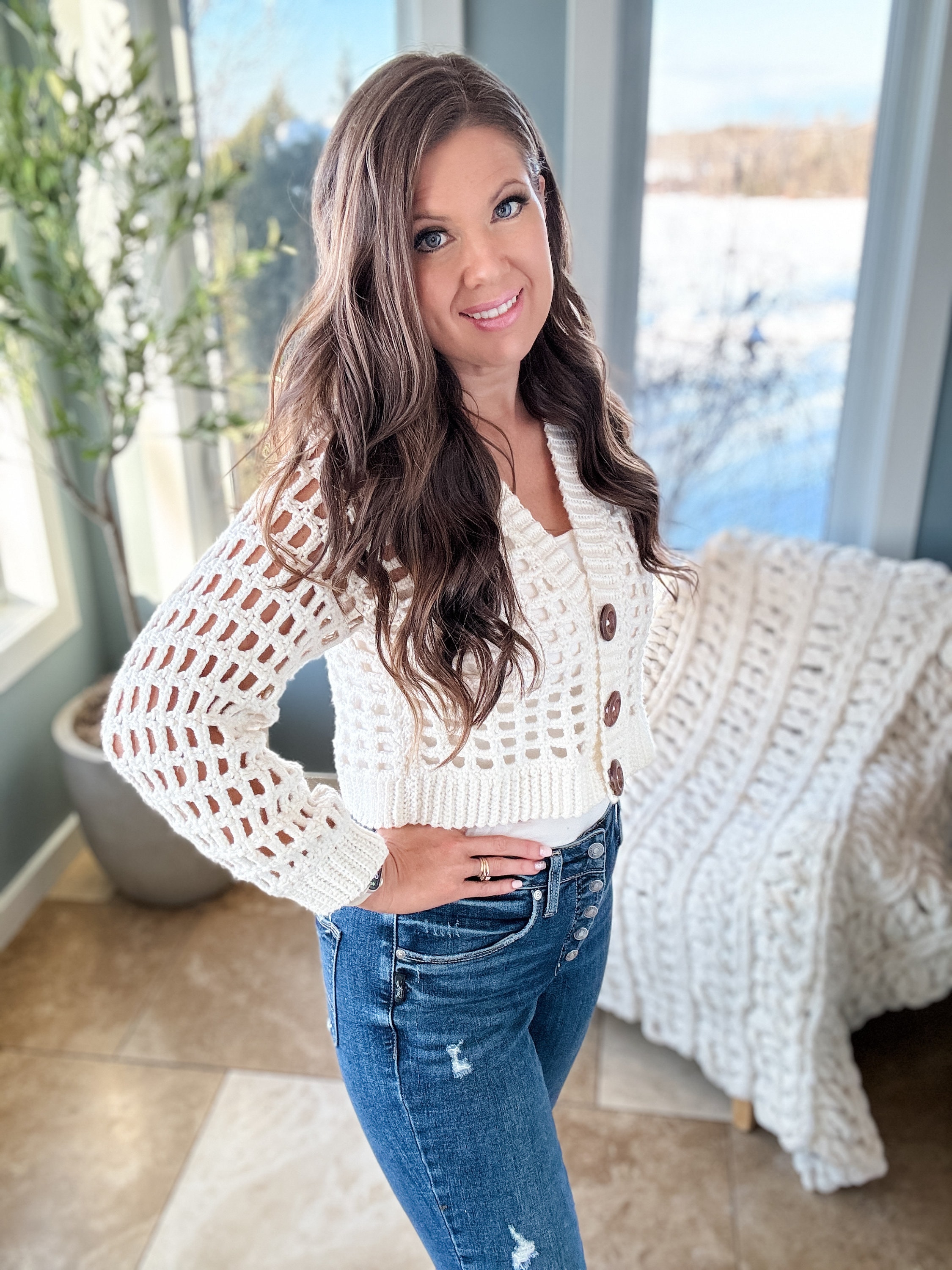 White Lace Cardigan - Etsy
