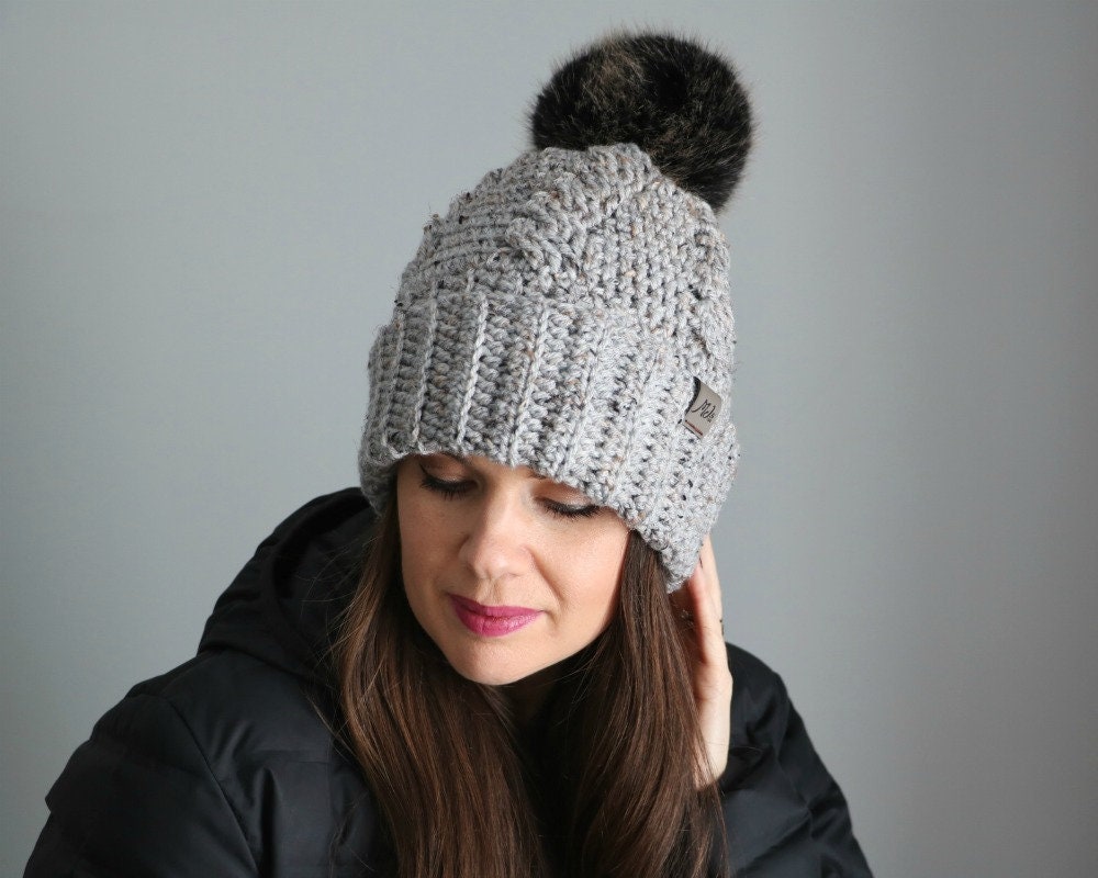 Stringed Toque CROCHET PATTERN Rustic Cabled Toque - Etsy