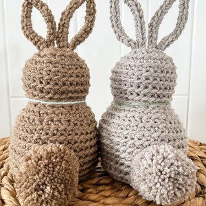 CROCHET PATTERN/ Rustic Farmhouse Bunny, Bunny Crochet Pattern, Easter Crochet Pattern image 5