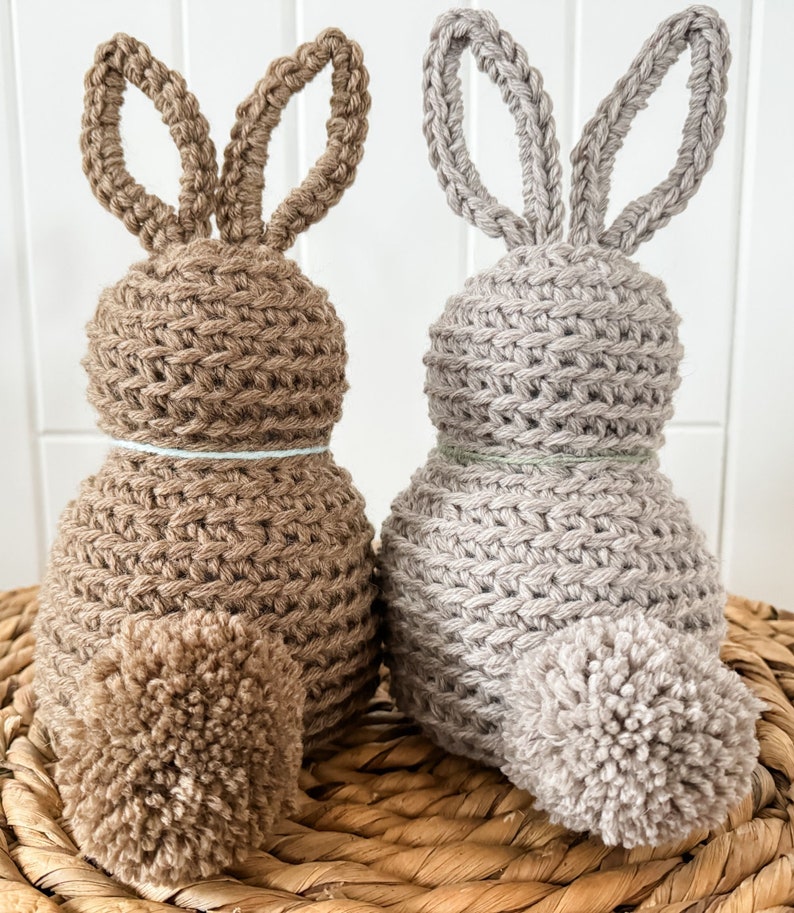 CROCHET PATTERN/ Rustic Farmhouse Bunny, Bunny Crochet Pattern, Easter Crochet Pattern Bild 5