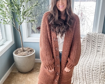 CROCHET PATTERN / Crop or Not Cardigan