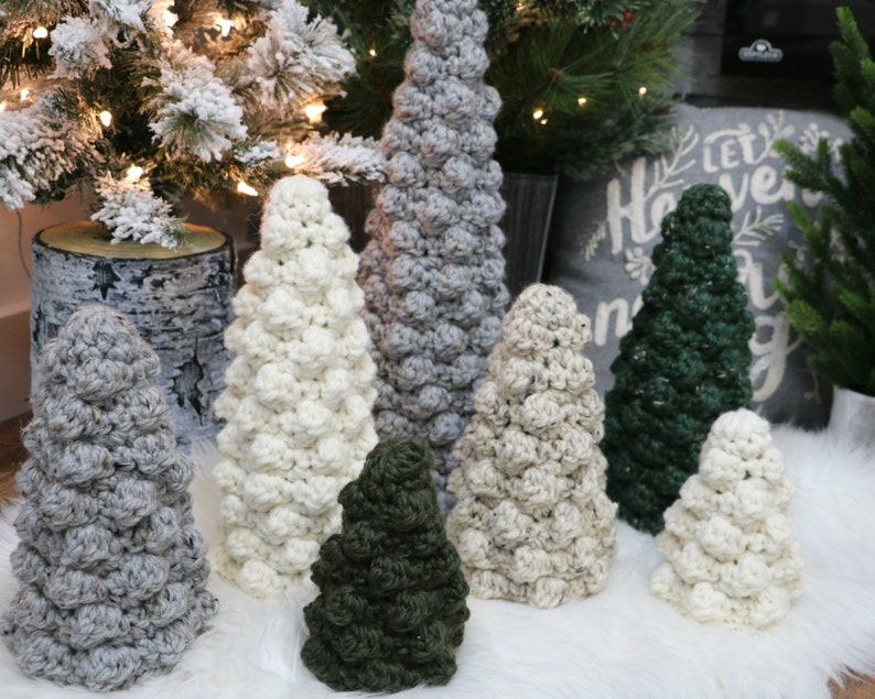 CROCHET PATTERN / Bobble Christmas Tree Sweaters image 7