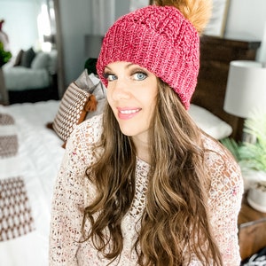 CROCHET PATTERN / Kindred Spirit Cabled Hat image 3