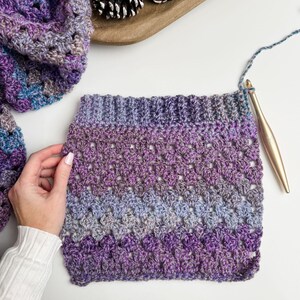 CROCHET PATTERN & VIDEO/ Chunky Granny Stitch Pocket Shawl, Crochet Shawl WIth Pockets Pattern, Easiest Crochet Pattern, Beginner, Easy, Pdf bild 8