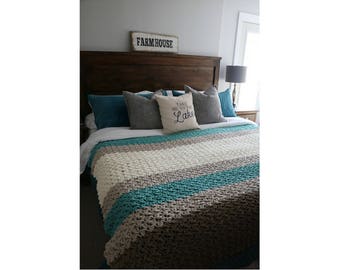 King size blanket crochet pattern sale