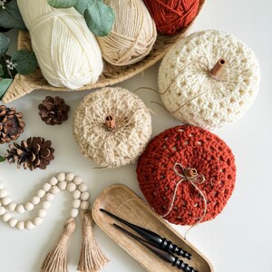 CROCHET PATTERN/ Fall For Granny Pumpkins, Crochet Pumpkin Pattern, Easy Crochet Pumpkins, Granny Stitch Crochet Pumpkins image 7