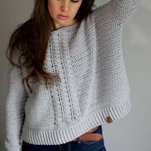 CROCHET PATTERN Pullover Top Crochet Pattern for Pullover Sweater Spring Fever Pullover Crochet Pattern by Sentry Box Designs image 5