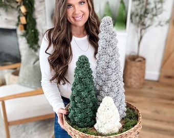 CROCHET PATTERN & VIDEO/Bobble Christmas Tree Sweater, Holiday Christmas Decor, Perfect for Gifting, Easy Crochet Pdf Pattern, Quick Crochet