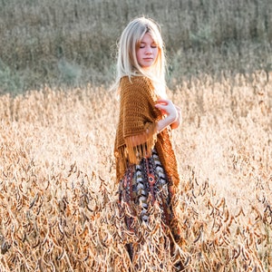 CROCHET PATTERN / Boho Sunset Shawl image 3