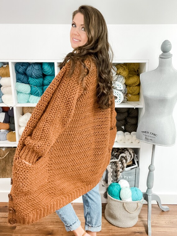 CROCHET PATTERN / Crop or Not Cardigan - Etsy