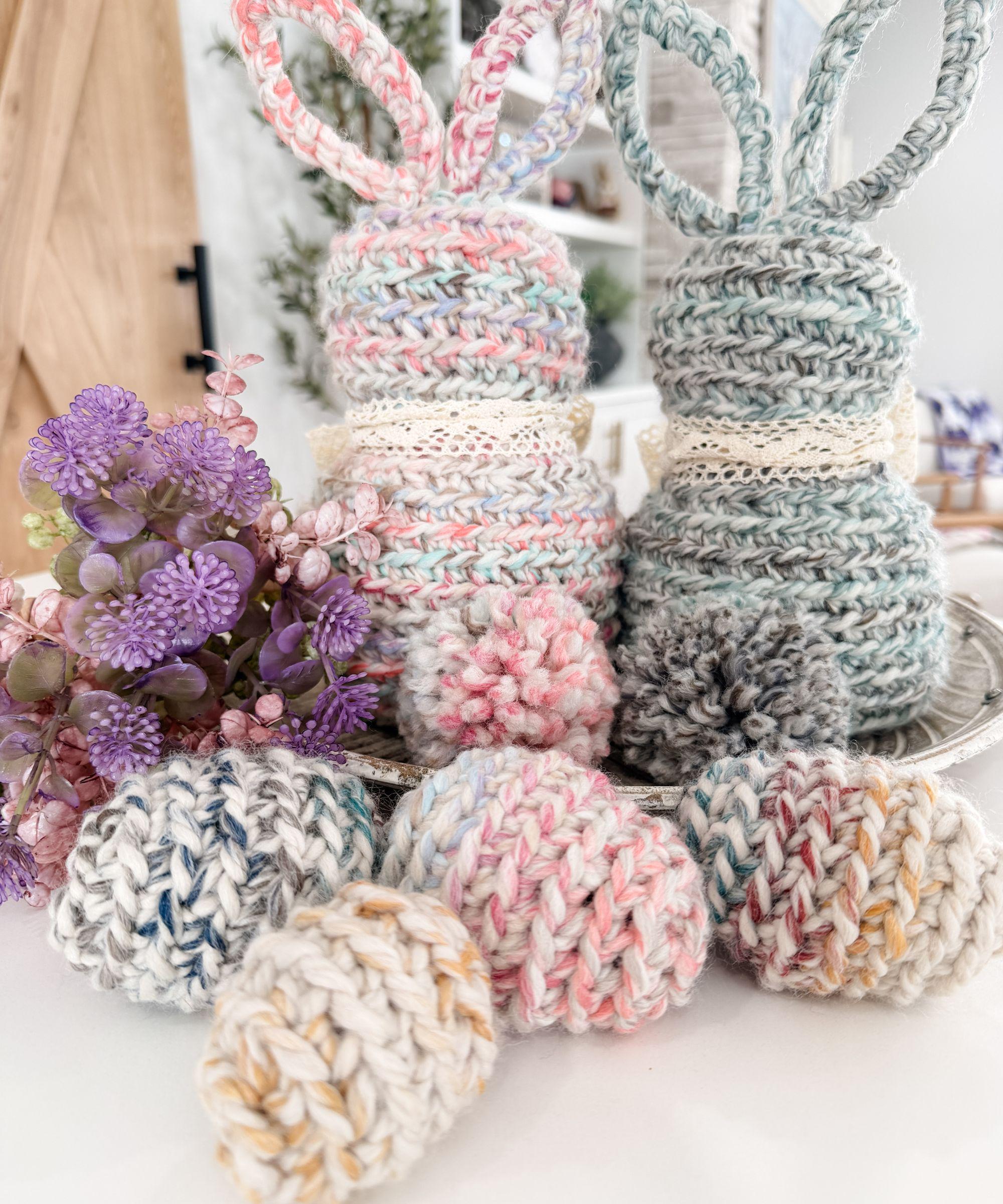 CROCHET PATTERN EBOOK/ Rustic Farmhouse Easter Collection, Easter Decor ...