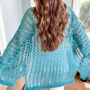 CROCHET PATTERN Cabot trail Cardigan / Crochet Lace Cardigan image 10