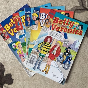 Vintage 90s Betty and Veronica Comic Lot 1990s Archie Comics Riverdale Retro
