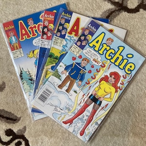 Vintage 90s Archie Comics Lot 1990s Archie Andrews Veronica Lodge Betty Cooper