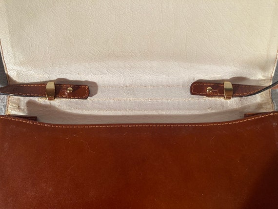 Vintage 1980s White Leather Purse | Late 80s Whit… - image 7