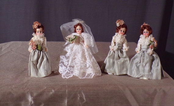 antique wedding dolls