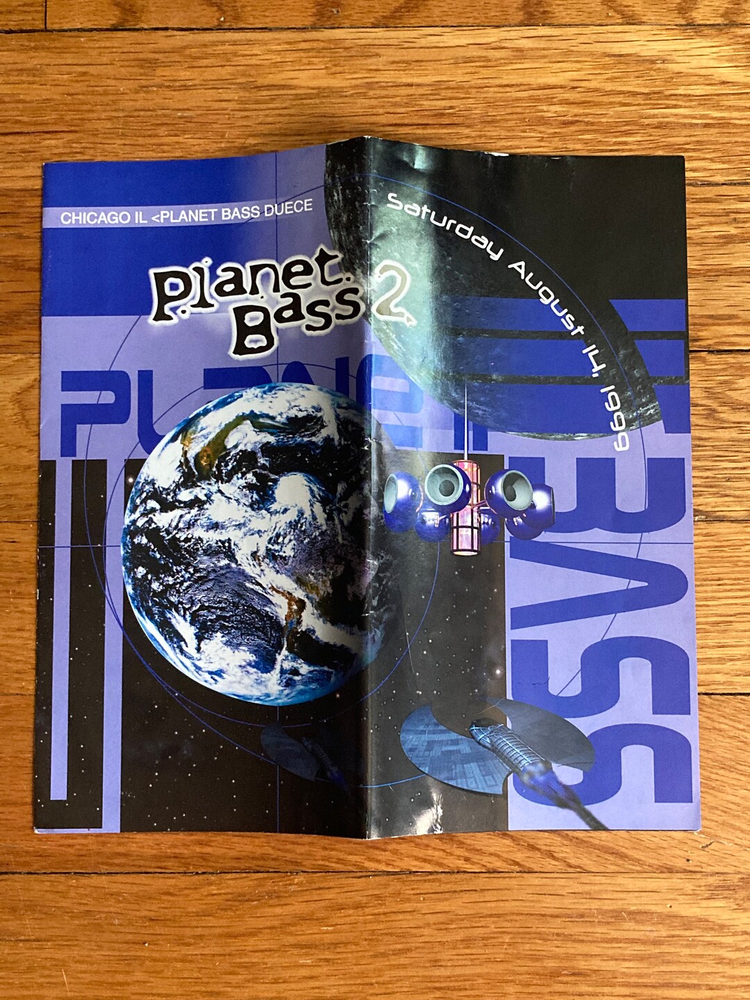 Vintage 1999 Chicago Rave Flyer Planet Bass 2 - Etsy